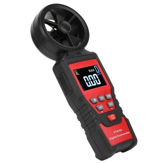 Duokon compteur de vitesse du vent 816B Anémomètre numérique Portable