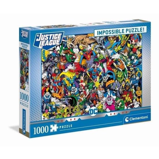 Puzzle Impossible 1000 pièces - DC Comics - Clementoni