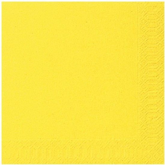 60 serviettes 3 plis Motif abeilles Jaune//blanc 33 x 33 cm Lot de 3