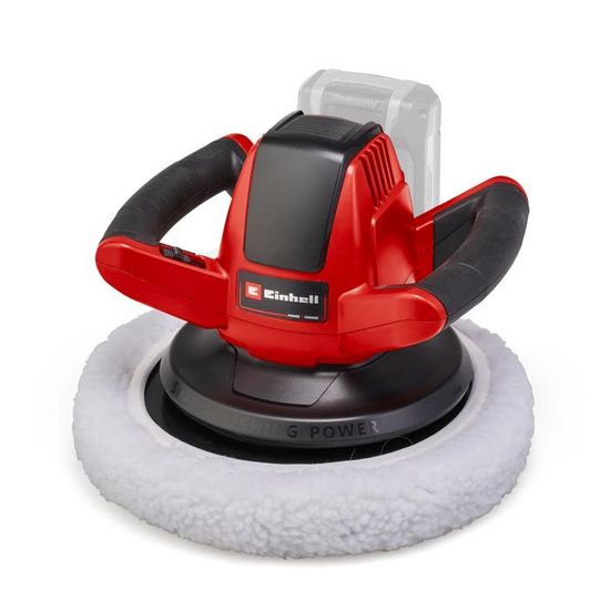 Kit De 2 Bonnets De Polissage En Laine D'agneau - Compatibles Avec Lustreuses Einhell Ce-Cb 18/254 Li & Cc-Po 90 - Pads De Polissage Pour Voiture - Ø 22-25 Cm - 12