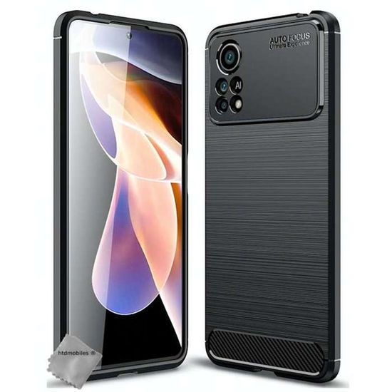Coque en carbone pour Xiaomi Mi 11i/Poco F3/Poco F3 Pro/Redmi K40/K40