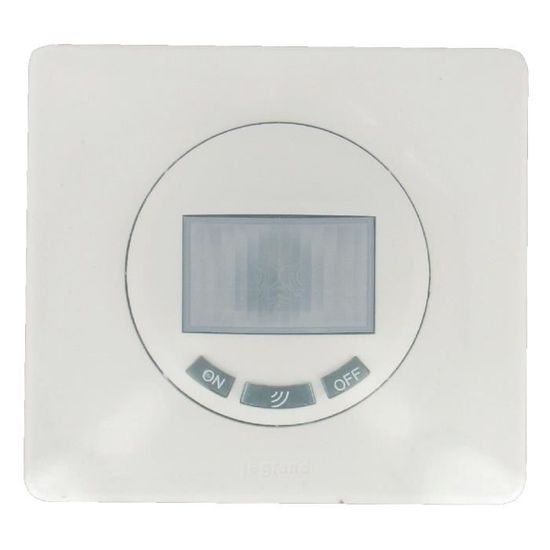 Interrupteur automatique 300W Legrand Va-et-vient neutre, plaque