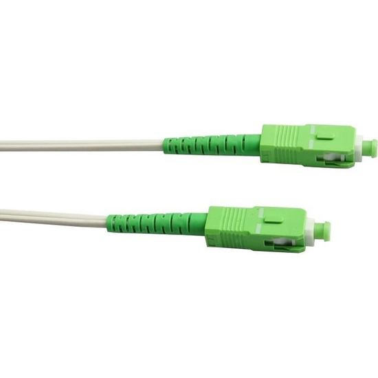 Câble fibre optique pour Livebox, SFR box et Bbox 15m00
