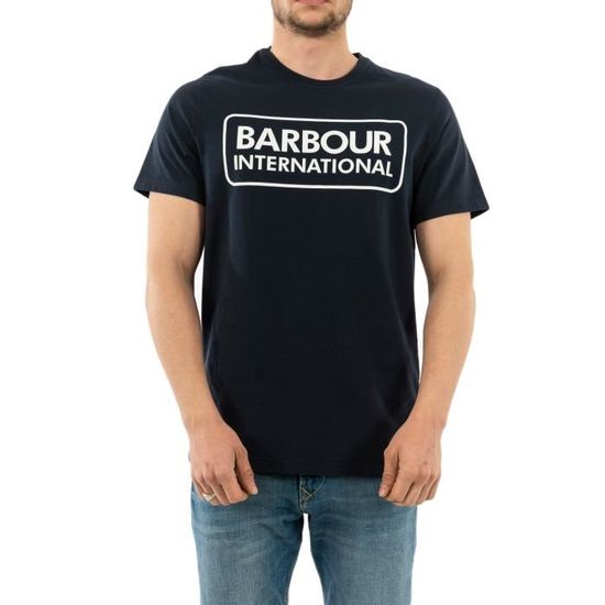 Tee Shirt Barbour Mts0369 Ny39 International Navy Bleu - Cdiscount Prêt