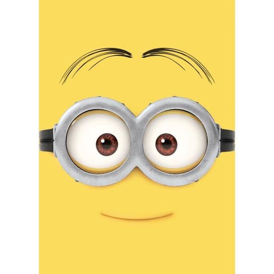 LES MINIONS Tapis Tête de Minions 133 x 95 x 2 cm - Cdiscount Maison