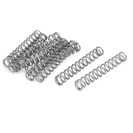 Lot De 10 Ressorts De Compression En Acier Inoxydable 304 - 30 Mm De Long, Diamètre Extérieur 14 Mm, Fil 1,8 Mm