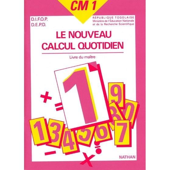 Le Nouveau Calcul Quotidien Cm1 Livre Du Maitr Achat Vente Livre Collectif Nathan Parution 05 Mars 2001 Pas Cher Soldes Sur Cdiscount Des Le 20 Janvier Cdiscount