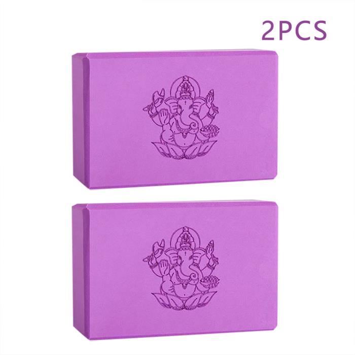 Exercise Fitness Yoga Blocs Coussin de traversin en mousse EVA Gym Training 2PCS _pian3164