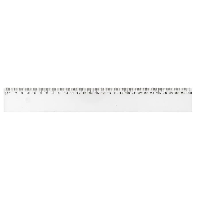 TRACAGE PLASTIQUE REGLE PLATE 40 cm