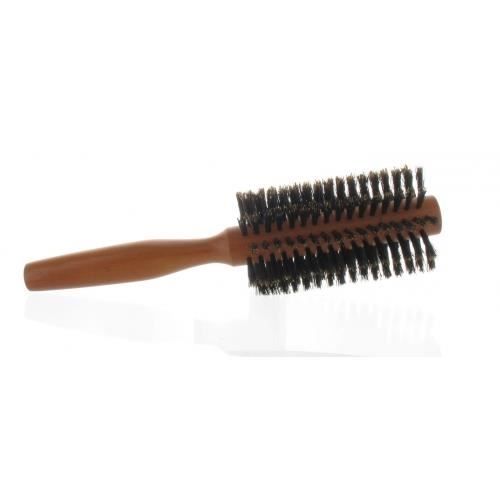 Brosse ronde Poils de Sanglier - 10 rangs 21cm