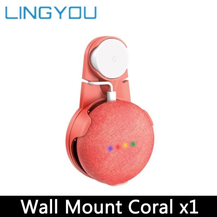 Support de socle de bureau Mini Google Home support mural support Assistants vocaux boîtier de support Compact prise d -EZPTESA11019