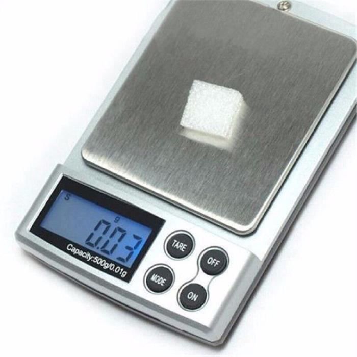 PLUS 1pc 500g x 0.01g Balance de précision numérique or argent bijoux poids Balance balances LCD unités d'affichage poche balances