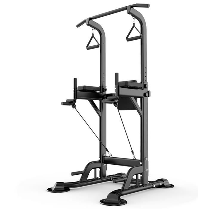 CEN Barre de Traction Ajustable Station Musculation Dips Station Fitness