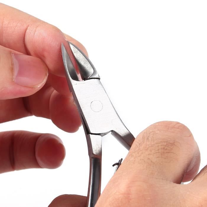 Outil d'art d'ongle, outil de manucure de pince à cuticules, coupe-ongles en acier inoxydable pour salon professionnel à domicile