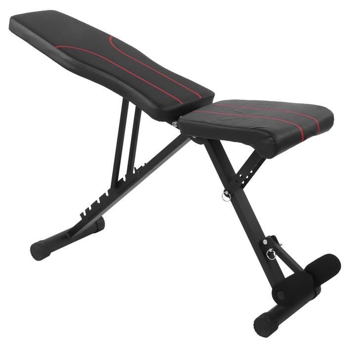 Dioche Banc de gym ajustable Banc pliable réglable Banc de musculation multifonctionnel pour l'entraînement complet du corps
