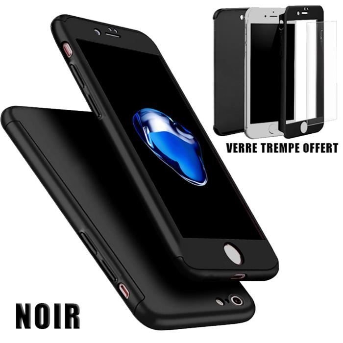 COQUE INTEGRAL 360 POUR IPHONE XS MAX NOIR