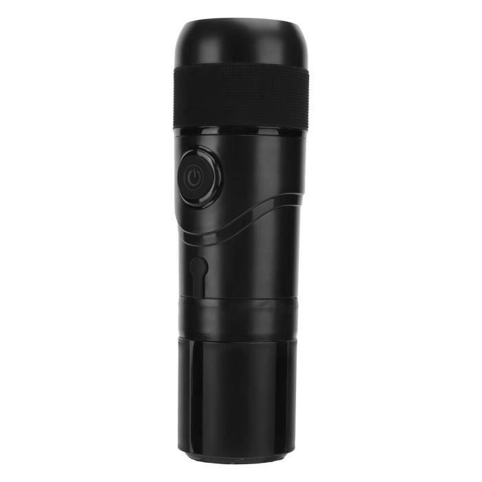 Fdit Cafetière de voyage Machine à Café de Voyage Portable Électrique Câble USB + Allume‑Cigare de Voiture Câble