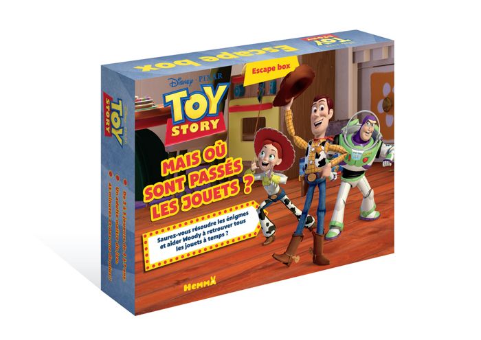 Disney Toy Story - Escape box - Mais où sont passés les jouets ? - Escape game enfant - Dès 5 ans