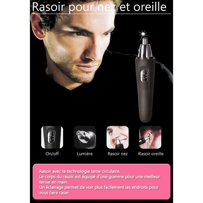 RASOIR ELECTRIQUE POUR NEZ ET OREILLES