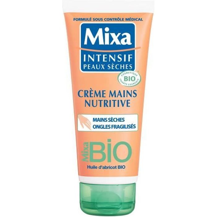 Mixa Bio Crème Mains Nutritive Mains Sèches Ongles Fragilisés 100ml