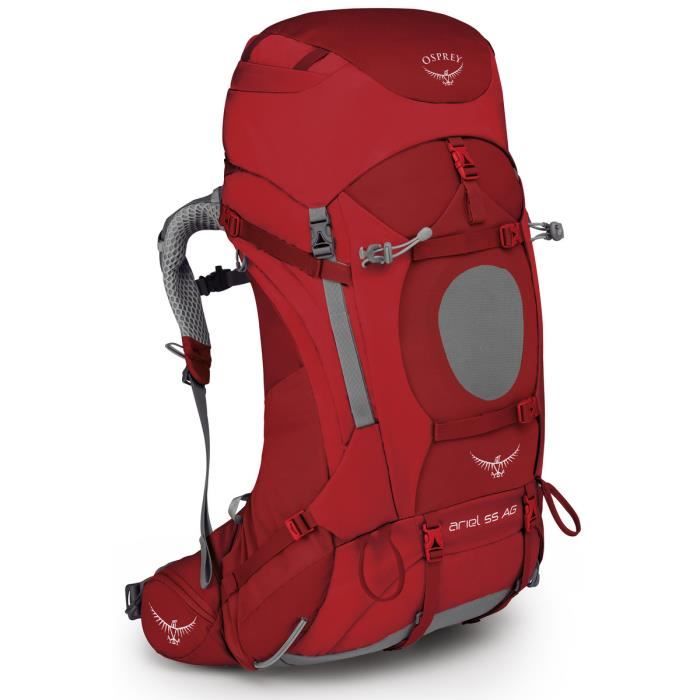 Osprey Sac à dos Ariel AG 55 Femme Picante Red