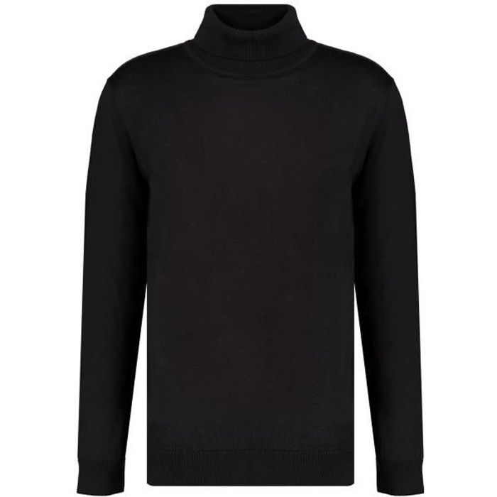 DEELUXE Pull col roulé en coton bio DALY Black
