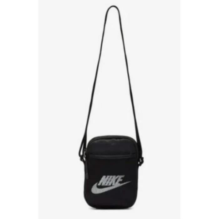 Sacoche Noire Homme Nike Heritage Swoosh Blanc