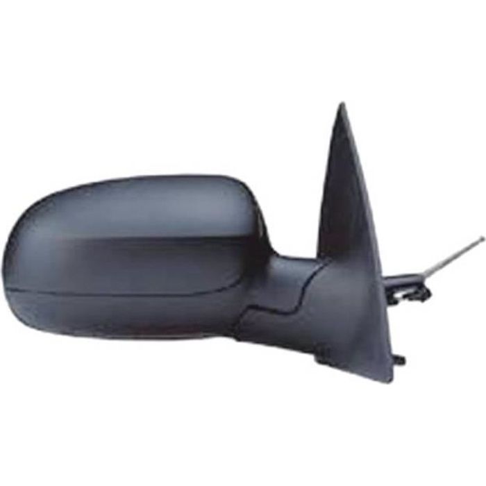 Rétroviseur extérieur droit manuel OPEL CORSA C phase 2, 2003-2006, noir, Neuf.