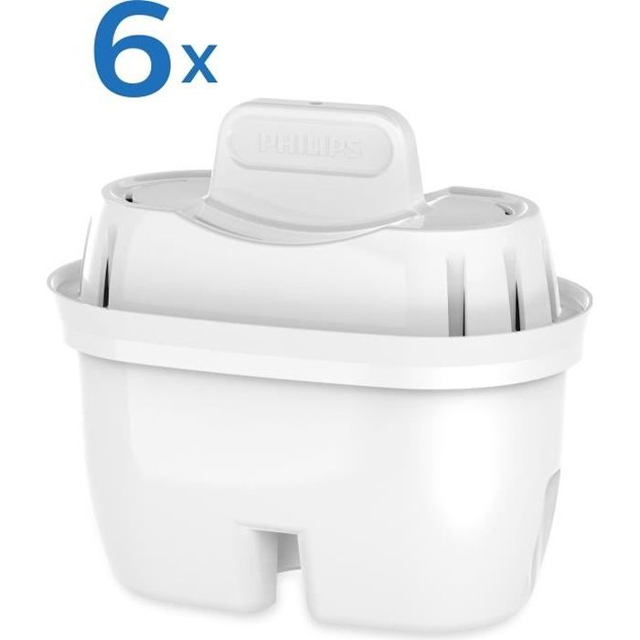 PHILIPS AWP212 - Pack de 6 filtres pour carafes filtrantes Philips gamme Mayflower