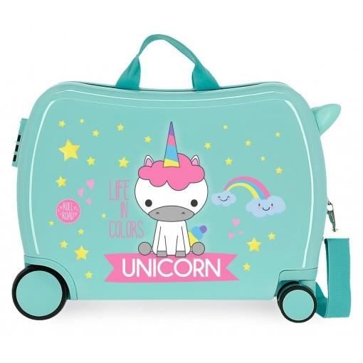 Roll Road valise à roulettes Unicorn 34 litres ABS 50 cm turquoise