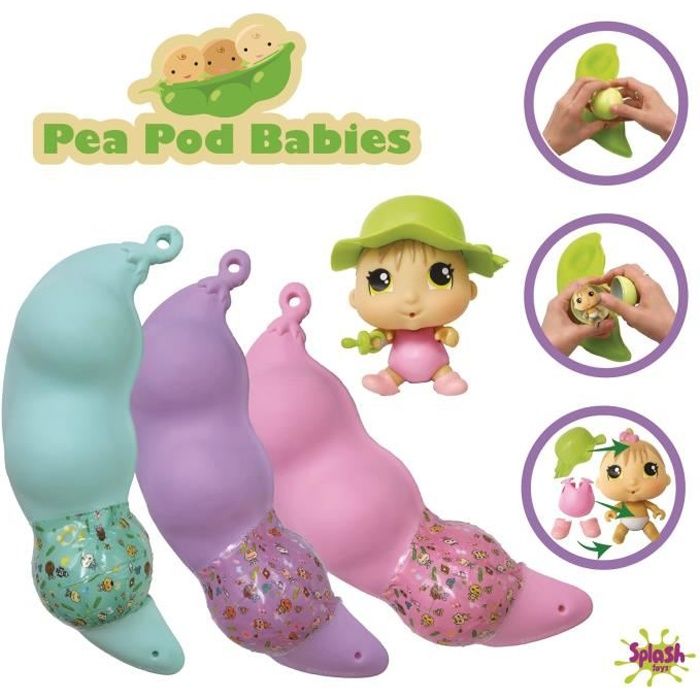 SPLASH-TOYS - figurine Pea pod babies et accessoires - modèle aléatoire