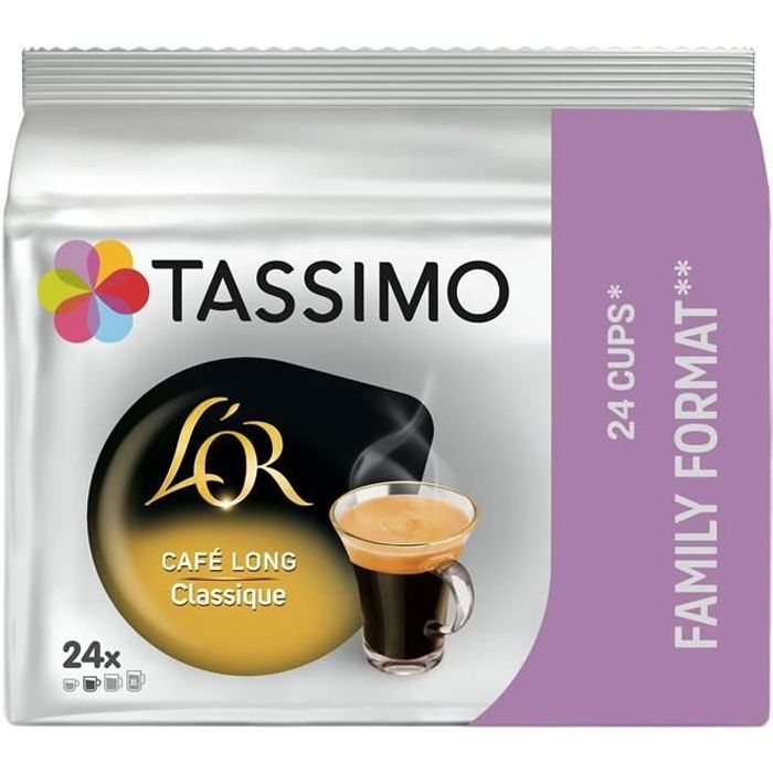 TASSIMO L'Or Long Classique 24 Dosettes de café