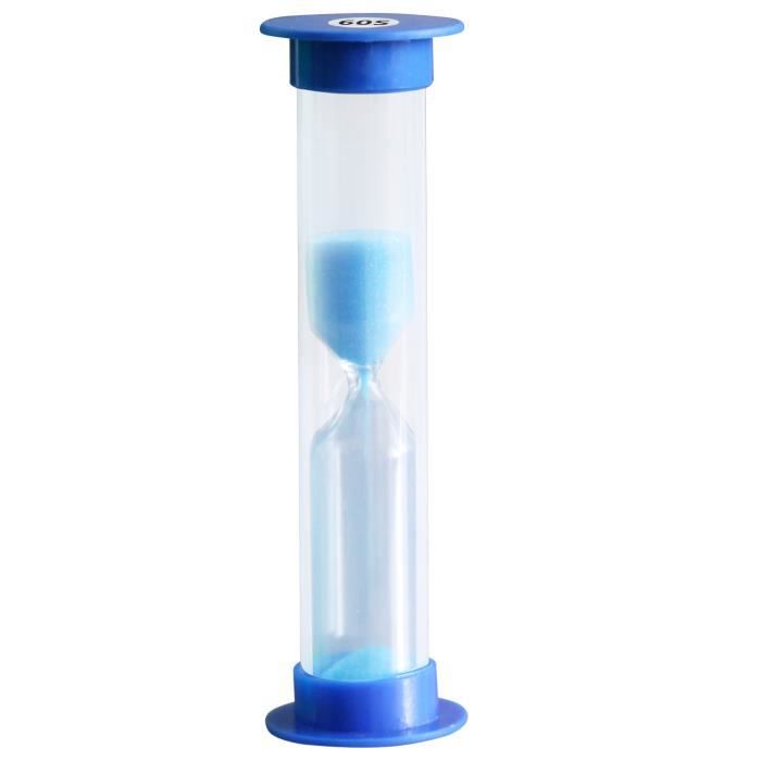 TRIXES Sablier Bleu 60 Secondes Minuterie pour Oeuf Brossage des Dents