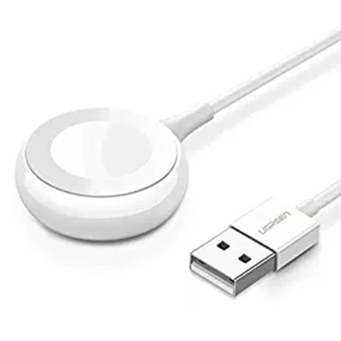 Chargeur pour Toutes les Apple Watch 38mm et 42mm CD177 5V / 1A MFi Certifié Magnétique Sans Fil Câble de Recharge, Longueur du