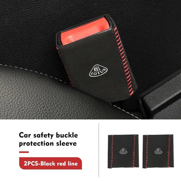 2 Protège-ceintures Auto JINJUMEI - Coussinets Confort Cuir PU Pour Adultes Et Enfants