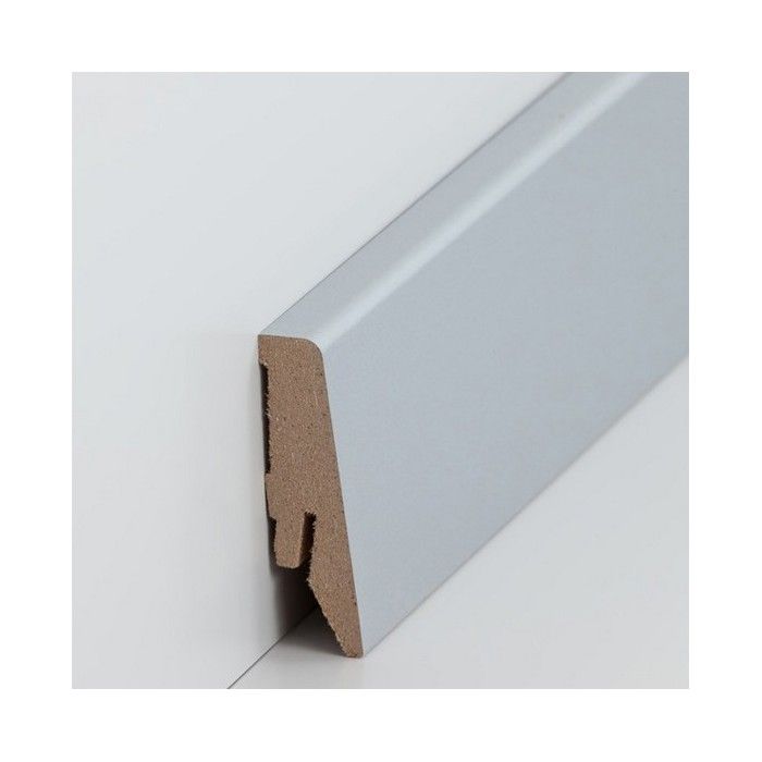 Plinthe Mousse dure PVC 12,8 x 60 x 2500 mm Lèvre souple transparente
