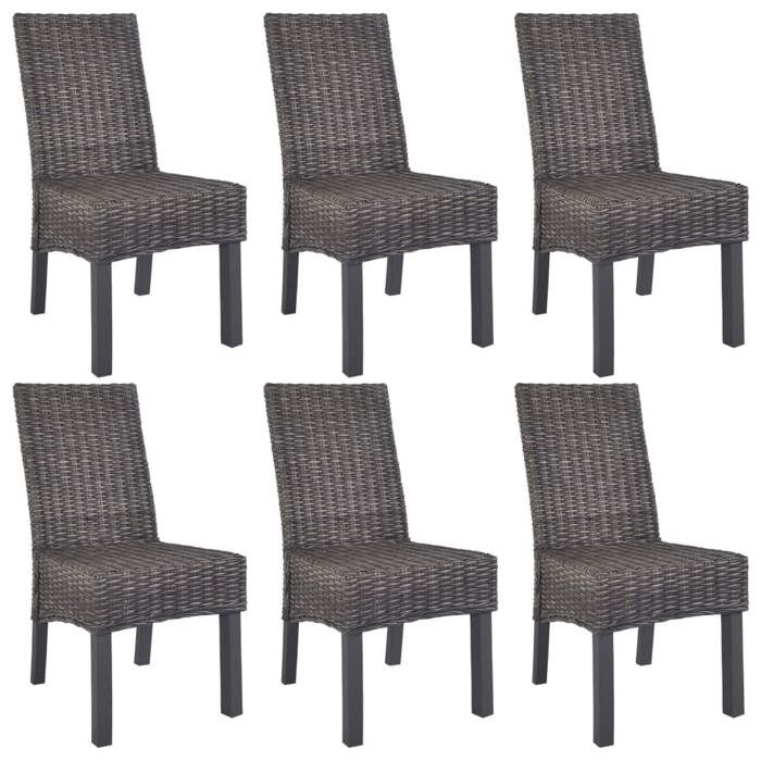 Lot De 6 Chaises En Rotin Pas Cher