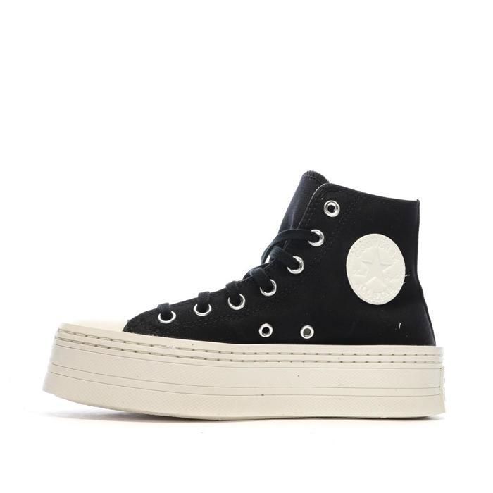 Converse Baskets Noires Femme Converse All Star Modern Lift Platform