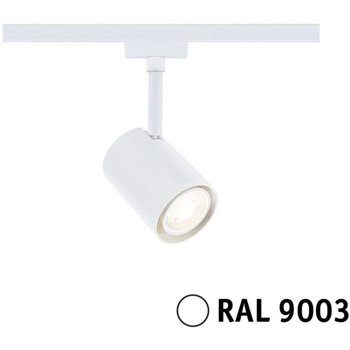 Paulmann Luxe Luminaire sur rail haute tension URail GU10 blanc signal Paulmann Luxe Luminaire sur rail haute tension URail GU10 blanc signal