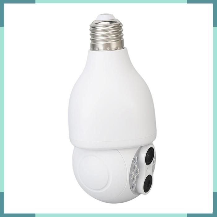 KEENSO Caméra de sécurité ampoule 1080P HD Vision Nocturne WiFi Intercom 2 Voies