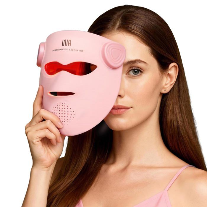 Mas Que Led Rouge 1 Masque Luminothérapie LED 4D Sans Fil, 320 LEDs, Thérapie Rouge Et ...