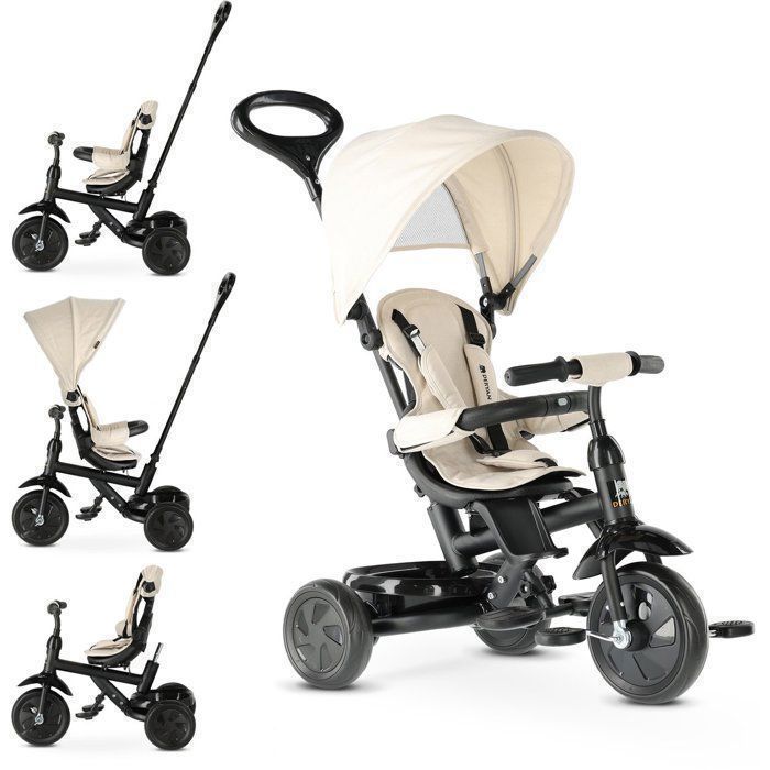 Deryan Adventurer Tricycle - Tricycle pour enfant 5-en-1 - Nougat