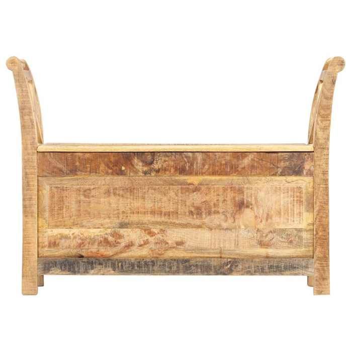 VIDAXL - Meuble Banc - Banc dentrée 103x33x72 cm - Bois de manguier solide_4288