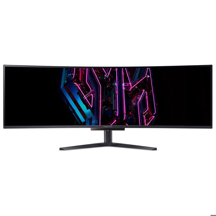 Acer Predator X49 Xbmipphuzx X Series moniteur OLED jeux incurvé 49 5120 x 1440 Dual Quad HD @ 240 Hz 1000 cdm² DisplayHDR 400 True 0.03 ms HDMI 2xDisplayPort USB C... - vue 2