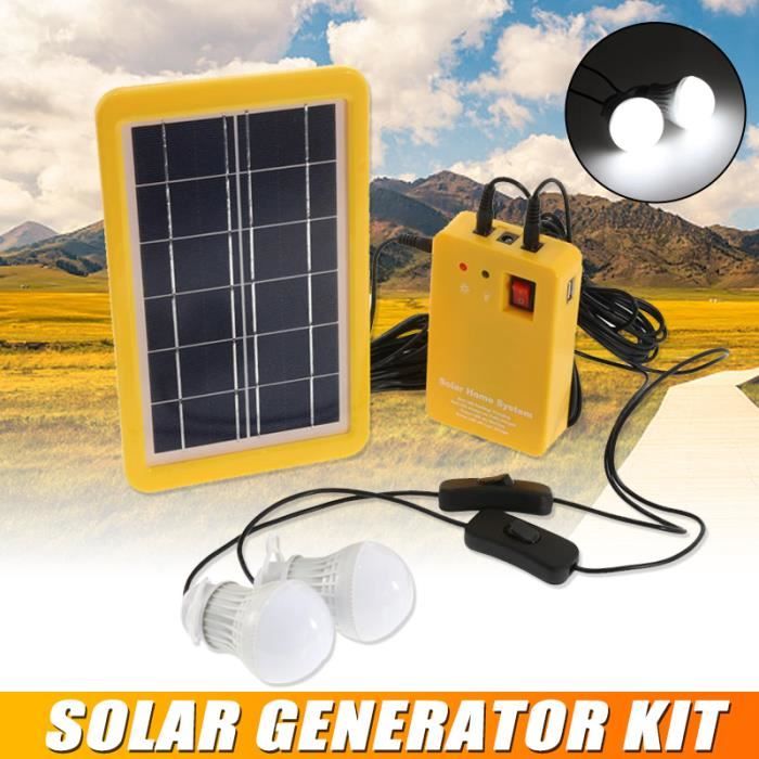 Lampe De Secours Solaire Mediawave Store – LED, USB, Portable – Neuve