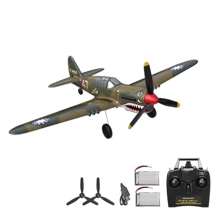 Avion télécommandé P40-Avion Radiocommandé Epp 400mm  Zero-p40-bf109-spitfire, 4 Canaux, 2.4g, 6 Axes, Une Clé - Cdiscount Jeux -  Jouets