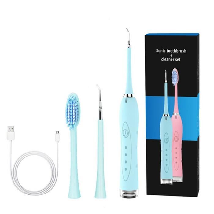 Détartreur Dentaire Sonique électrique - Blanchiment Et Nettoyage Profond Portable - Bleu