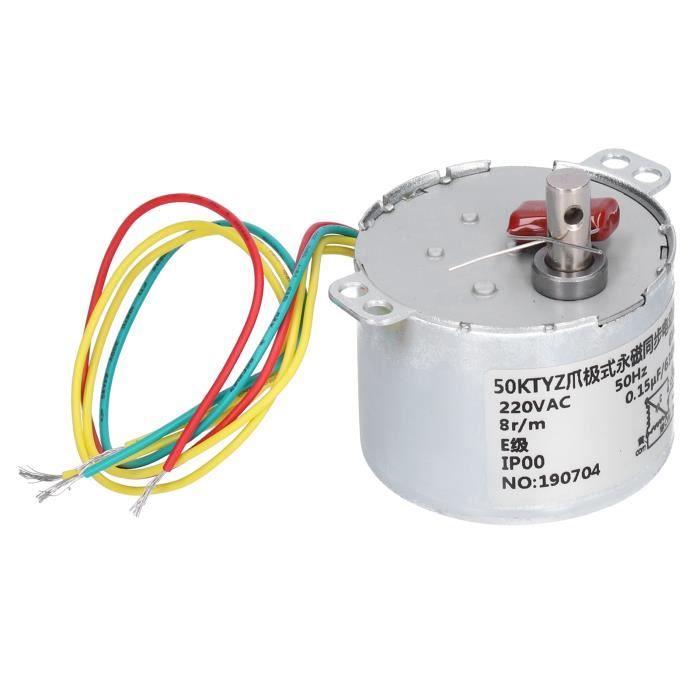 Moteur Synchrone B60KTYZ AC220V Avec Arbre Excentrique – Couple élevé, Faible Bruit, Pour Modélisme Et Bricolage