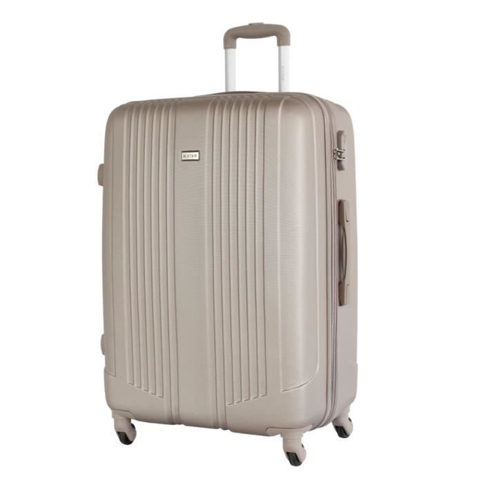 alistair airo 2.0 - valise grande taille 75cm - abs ultra légère et résistante - marque française - garantie 2 ans - sav en france