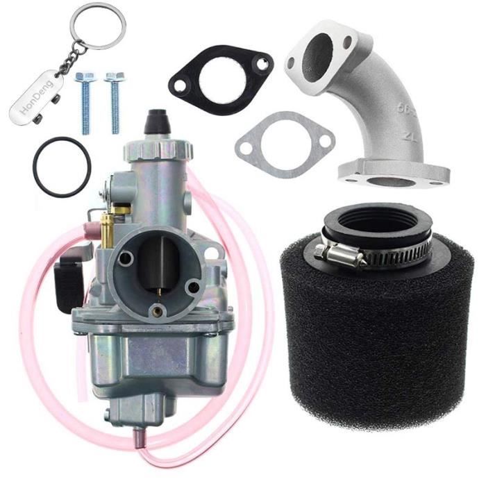 Pit Bike Molkt 26mm Carburateur+Admission Collecteur+Joints+Filtre /à Air pour Quad Motos /& Motos 110cc 125cc 140cc